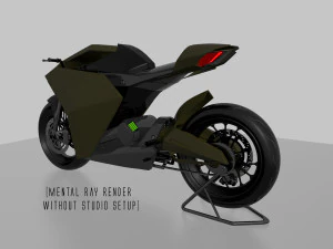 ducati zero electric motorcycle concept 3D Model