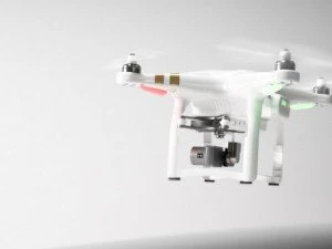 dji phantom3 professional quadcopter 3D Model