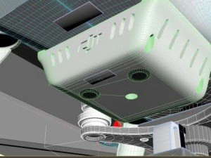 dji phantom3 professional quadcopter 3D Model
