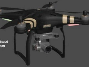 dji phantom3 professional quadcopter 3D Model