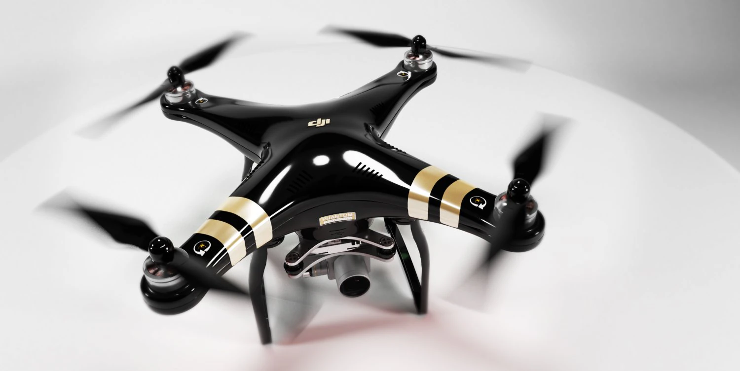dji phantom3 professional quadcopter 3D Model .c4d .max .obj .3ds .fbx .stl .blend