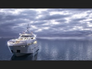 sunseeker predator 130 superyacht 3D Модель