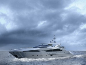 sunseeker predator 130 superyacht 3D Модель