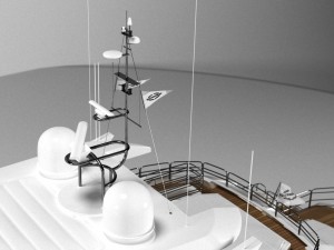 sunseeker predator 130 superyacht 3D Модель