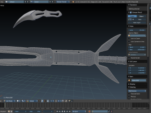 sci fi knifes and swords 3D Model