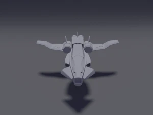 sci-fi aircraft 3D Model