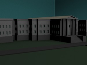 mansion 3D 模型