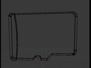 micro sd memory card 3D-Modell