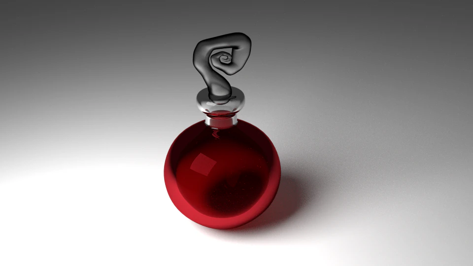 potion flask 3D Model .c4d .max .obj .3ds .fbx .stl .blend 