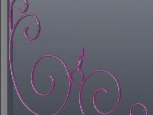 wrought iron gate 3D Model