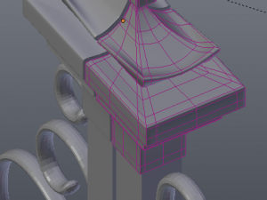 wrought iron gate 3D Model