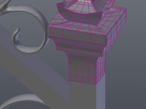 wrought iron gate 3D Model