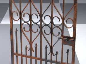 iron gate 3D Model