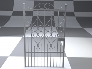 iron gate 3D Model