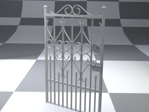 iron gate 3D Model