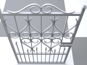 iron gate 3D Model