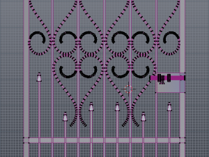 iron gate 3D Model