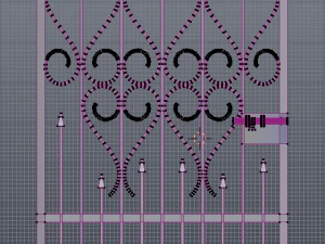 iron gate 3D Model