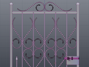 iron gate 3D Model