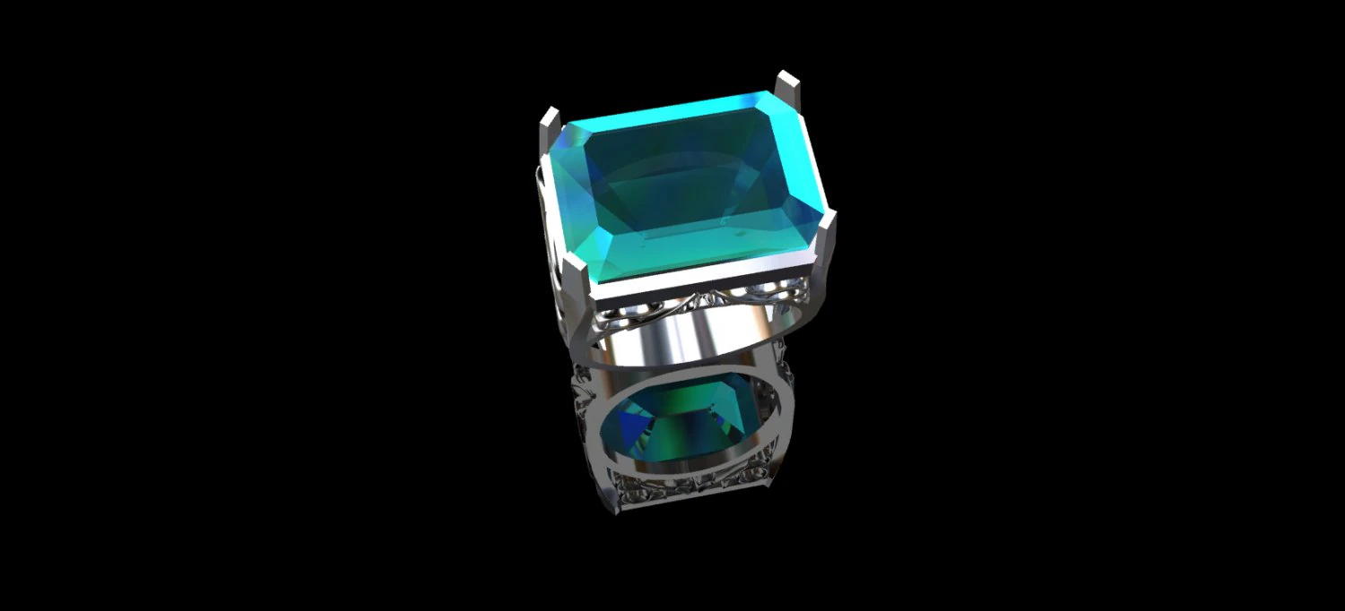 mens ring 03 3D Model .c4d .max .obj .3ds .fbx .stl .blend 