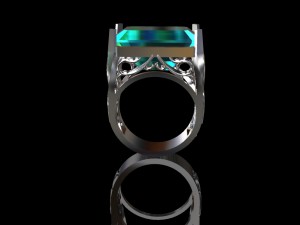 mens ring 03 Modelo 3D