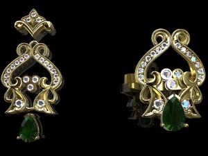ringearrings 3D Model