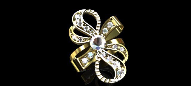 ring 05 3D Model .c4d .max .obj .3ds .fbx .stl .blend 