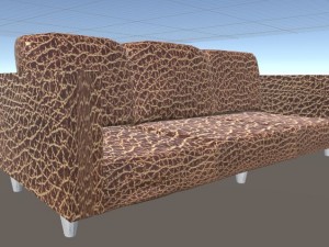 sofa leather 3D Model