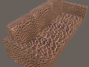 sofa leather 3D Model