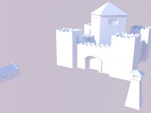 the buildings of the middle ages 3D Model