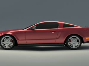 ford mustang gt 2005 Modèle 3D
