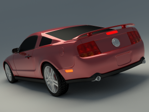 ford mustang gt 2005 3D Модель