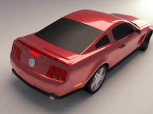 ford mustang gt 2005 3D Модель