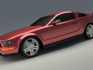 ford mustang gt 2005 3D Модель