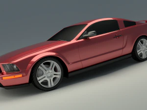 ford mustang gt 2005 3D Model