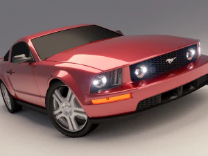 ford mustang gt 2005 3D Model