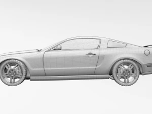ford mustang gt 2005 3D Model