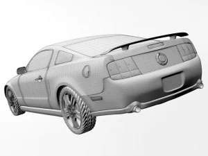 ford mustang gt 2005 3D Model