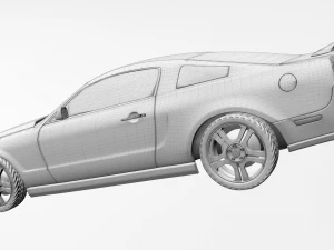 ford mustang gt 2005 3D Model