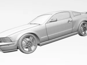 ford mustang gt 2005 3D Model
