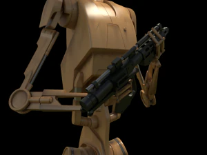 battle droid highpoly 3D Model