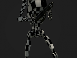 battle droid highpoly Modèle 3D