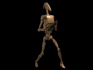 battle droid highpoly 3D 模型