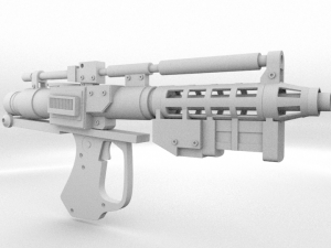 star wars laser blaster Modelo 3D