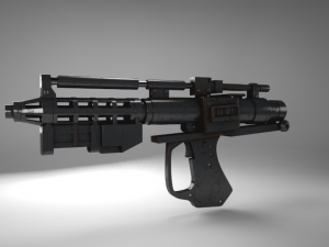 star wars laser blaster Modelo 3D