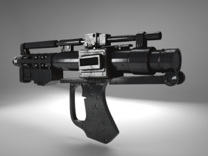 star wars laser blaster Modelo 3D