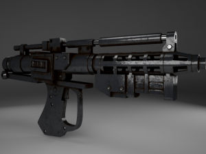 star wars laser blaster Model 3D