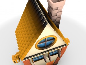 cartoon house 3Dモデル