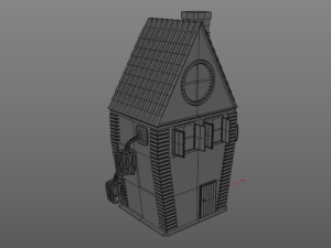 cartoon house 3Dモデル