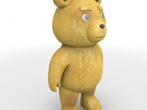 teddy bearted 3D-Modell